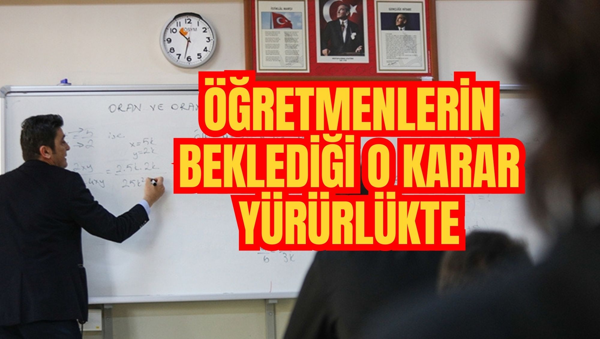 ÖĞRETMENLERE YÜZDE 25 ZAM KARARI YÜRÜRLÜKTE