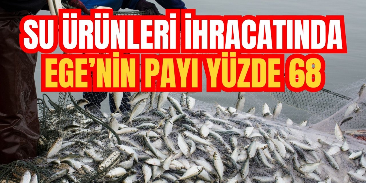 Su ürünleri ihracatında Ege’nin payı yüzde 68