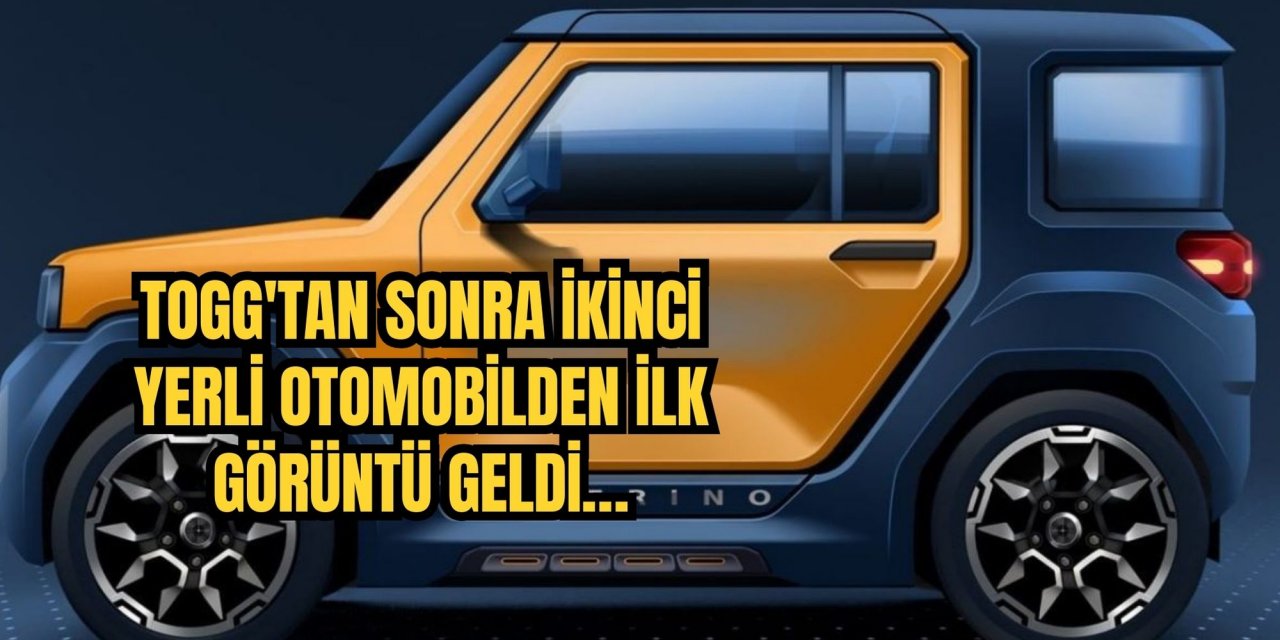 TOGG'tan sonra ikinci yerli otomobilden ilk görüntü geldi…