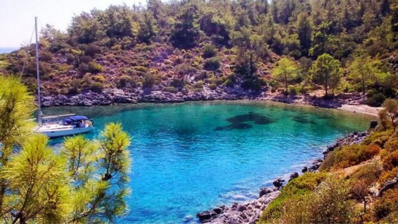 Yelkencilerden  koyların korunmasına destek
