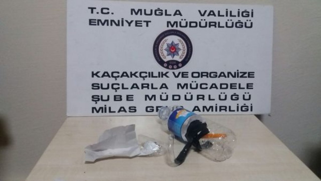 Şüpheli araçtan uyuşturucu çıktı