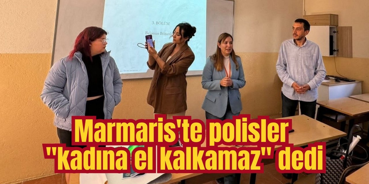Marmaris'te polisler 