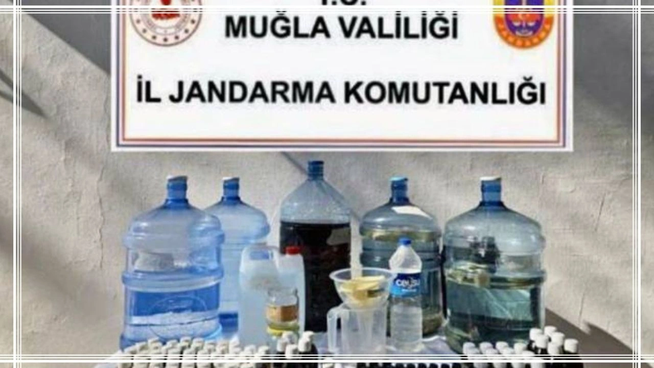 105 litre sahte alkol ele geçirildi