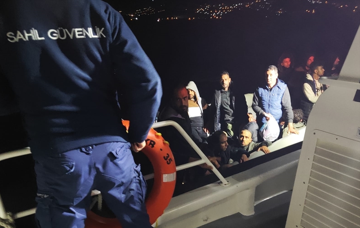 Bodrum açıklarında 31 düzensiz göçmen kurtarıldı
