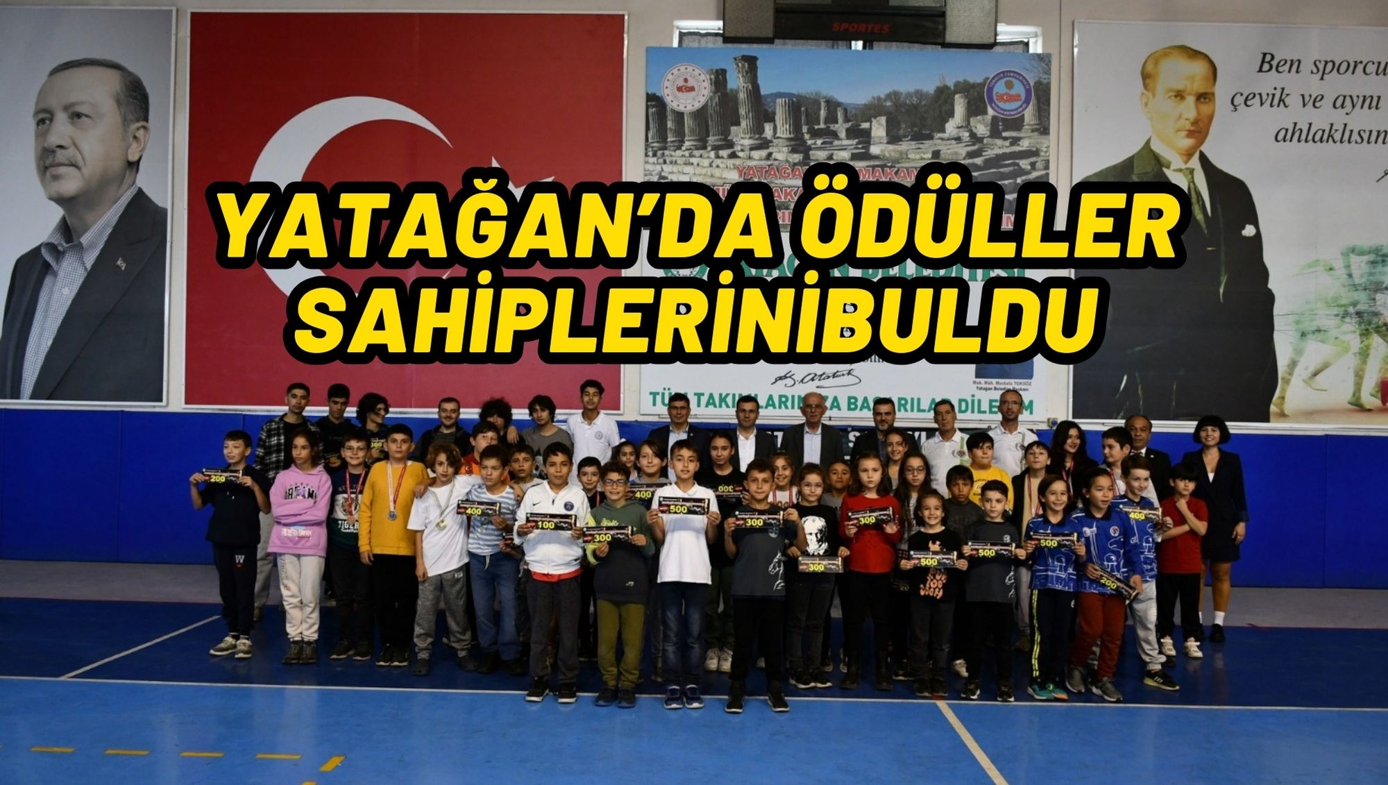 YATAĞAN’DA SATRANÇ TURNUVASININ ÖDÜLLERİ VERİLDİ