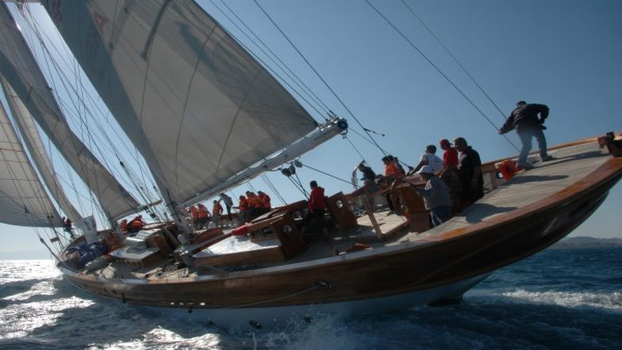 Yelken yarışlarında görsel şölen