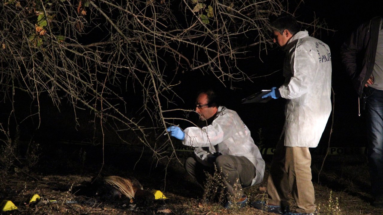 Düğerek'te Yanmış Kadın Cesedi