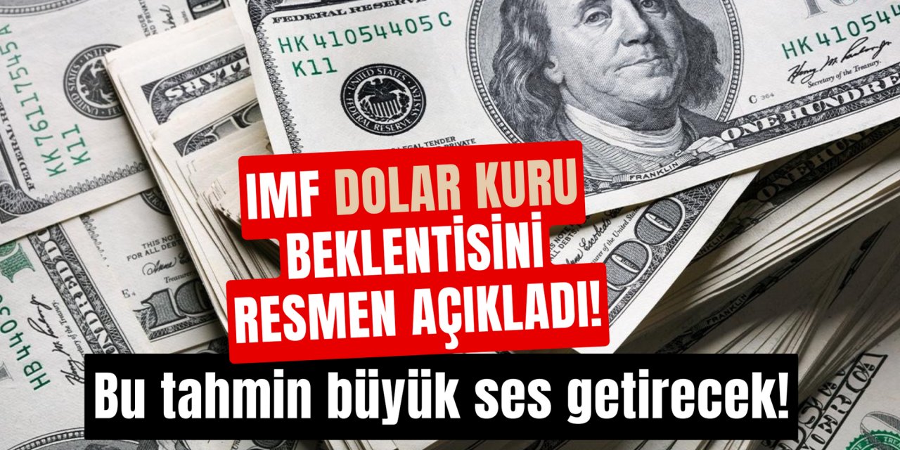 IMF dolar kurunda beklediği rakamı açıkladı: Bu tahmin büyük tartışma yaratacak