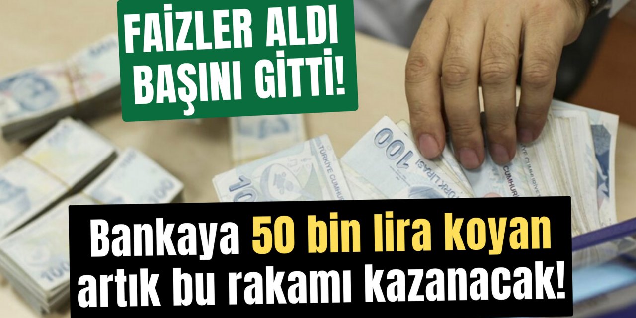 Faizler aldı başını gitti: Bankada 50 bin lirası olan bu parayı kazanacak