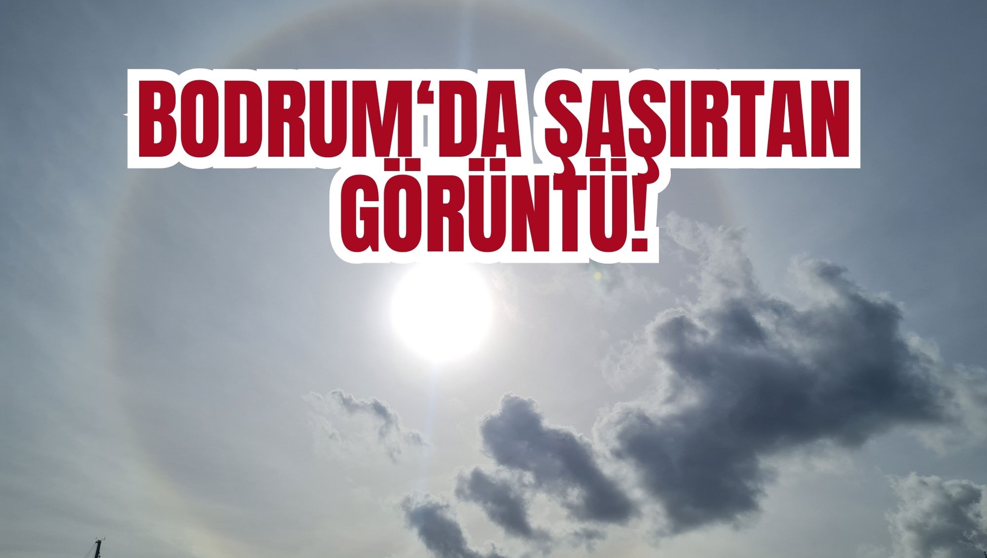 BODRUM'DAŞAŞIRTAN GÖRÜNTÜ!