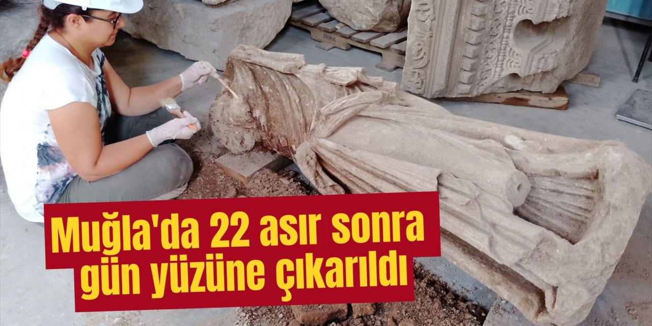 ‘İlham Perisi’ Muğla’da bulundu! 22 asır sonra gün yüzüne çıkarıldı