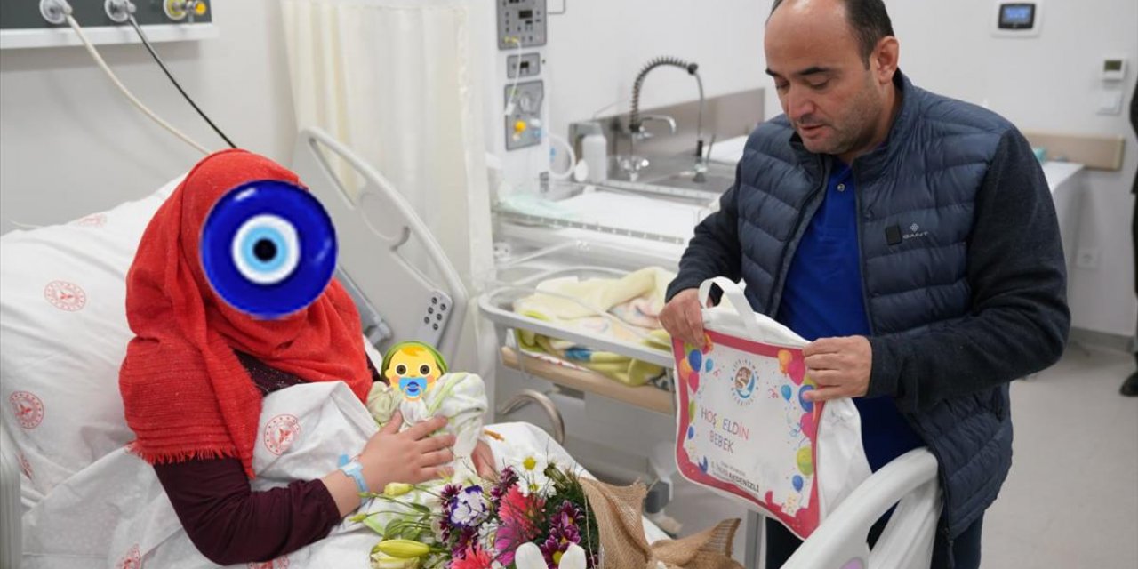 SEYDİKEMER DEVLET HASTANESİ’NDE İLK BEBEK DÜNYAYA GELDİ