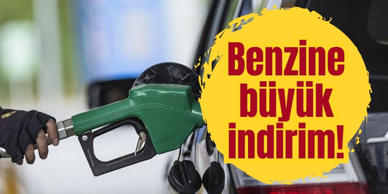 Benzine büyük indirim!