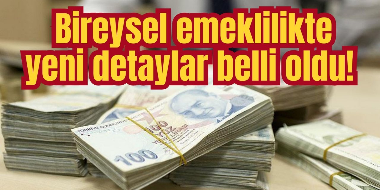 Bireysel emeklilikte yeni detaylar belli oldu!