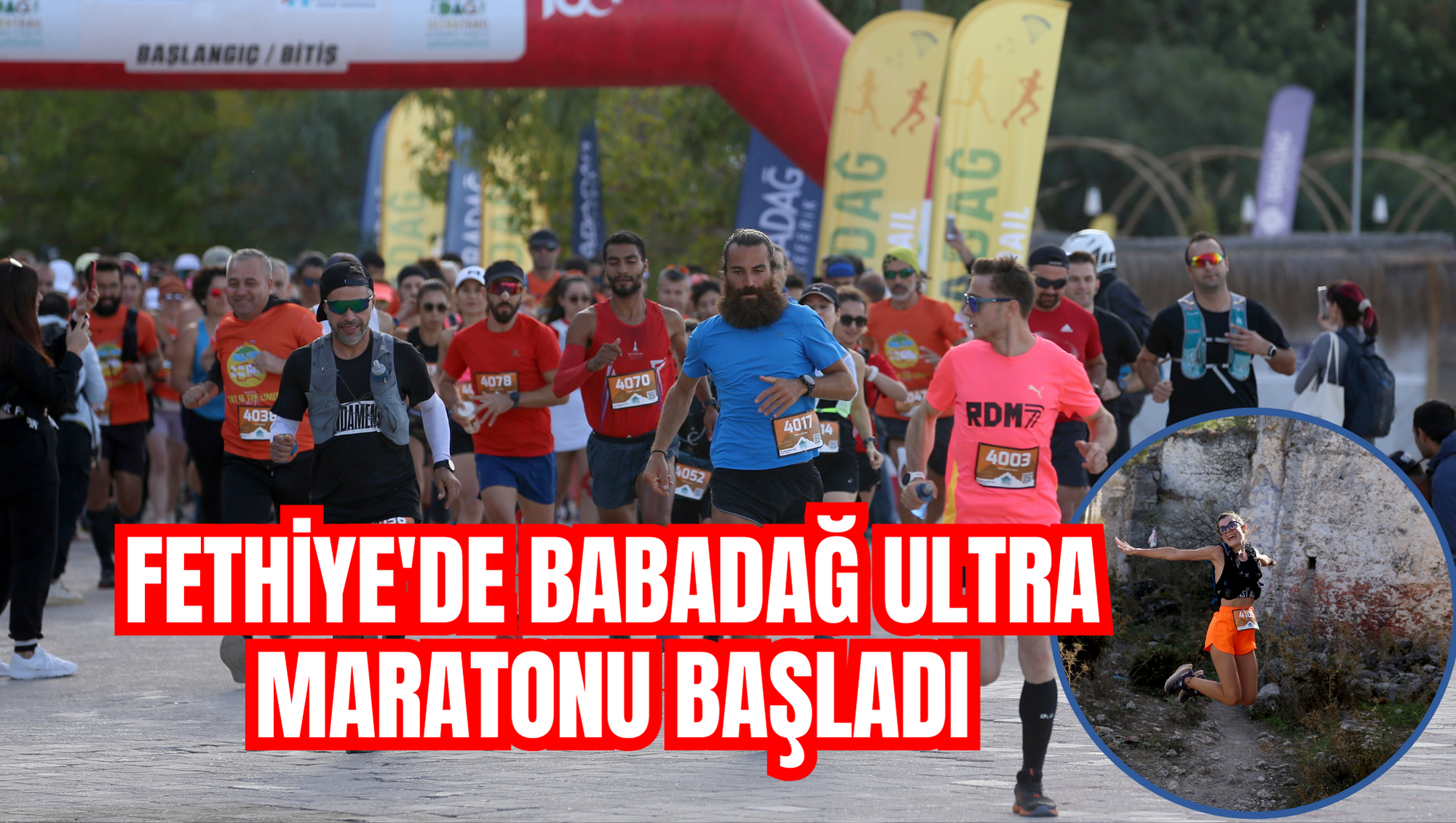 Fethiye'de Babadağ Ultra Maratonu başladı