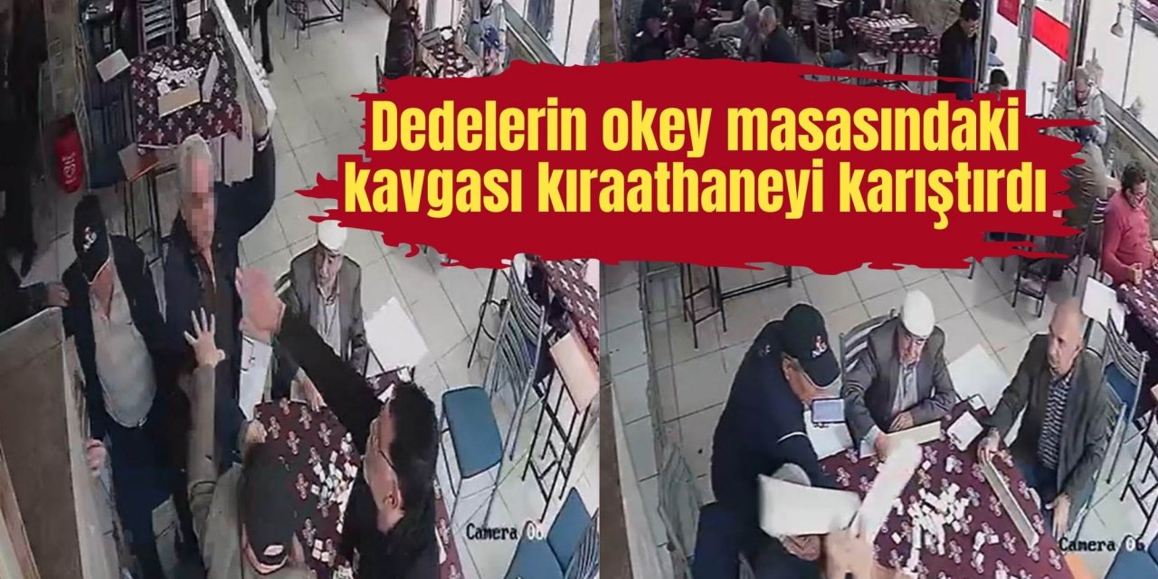 Muğla'da dedelerin okey masasındaki kavgası kıraathaneyi karıştırdı