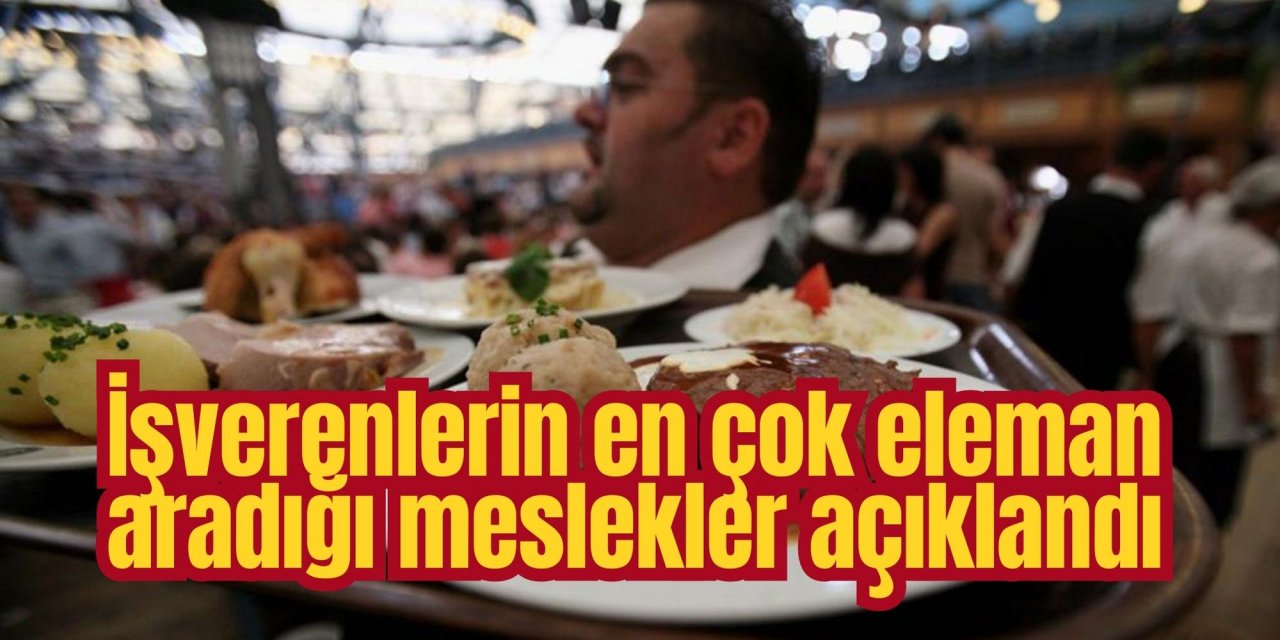 İşverenlerin en çok eleman aradığı meslekler açıklandı