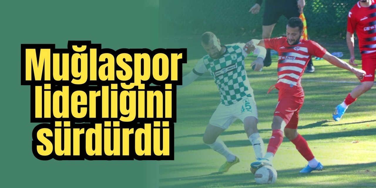 Muğlaspor liderliğini sürdürdü