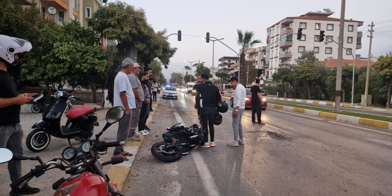 Milas’ta motosiklet kazası: 2 yaralı