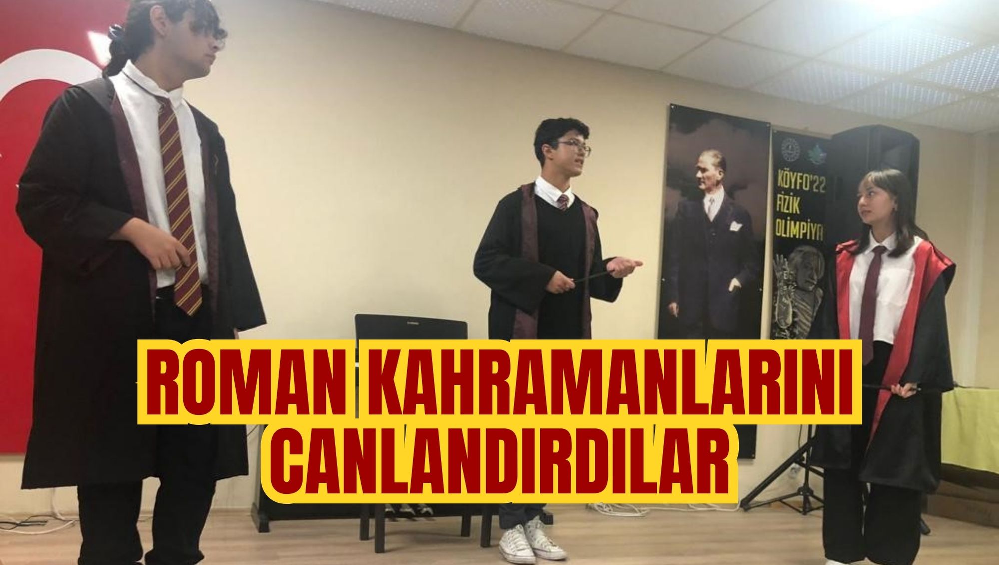 ROMAN KAHRAMANLARINI CANLANDIRDILAR