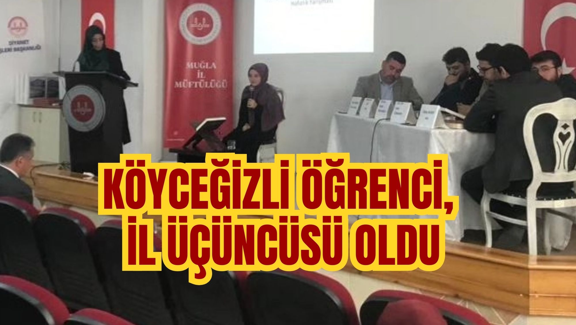 KÖYCEĞİZLİ ÖĞRENCİ, İL ÜÇÜNCÜSÜ OLDU