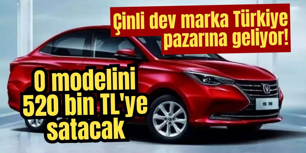 Çinli dev marka Türkiye pazarına geliyor! O modelini 520 bin TL'ye satacak