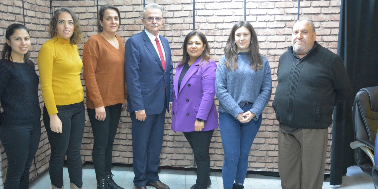 BÜYÜKŞEHİR A.ADAYI GİRGİN MUĞLA MEDYA GRUBUNU ZİYARET ETTİ