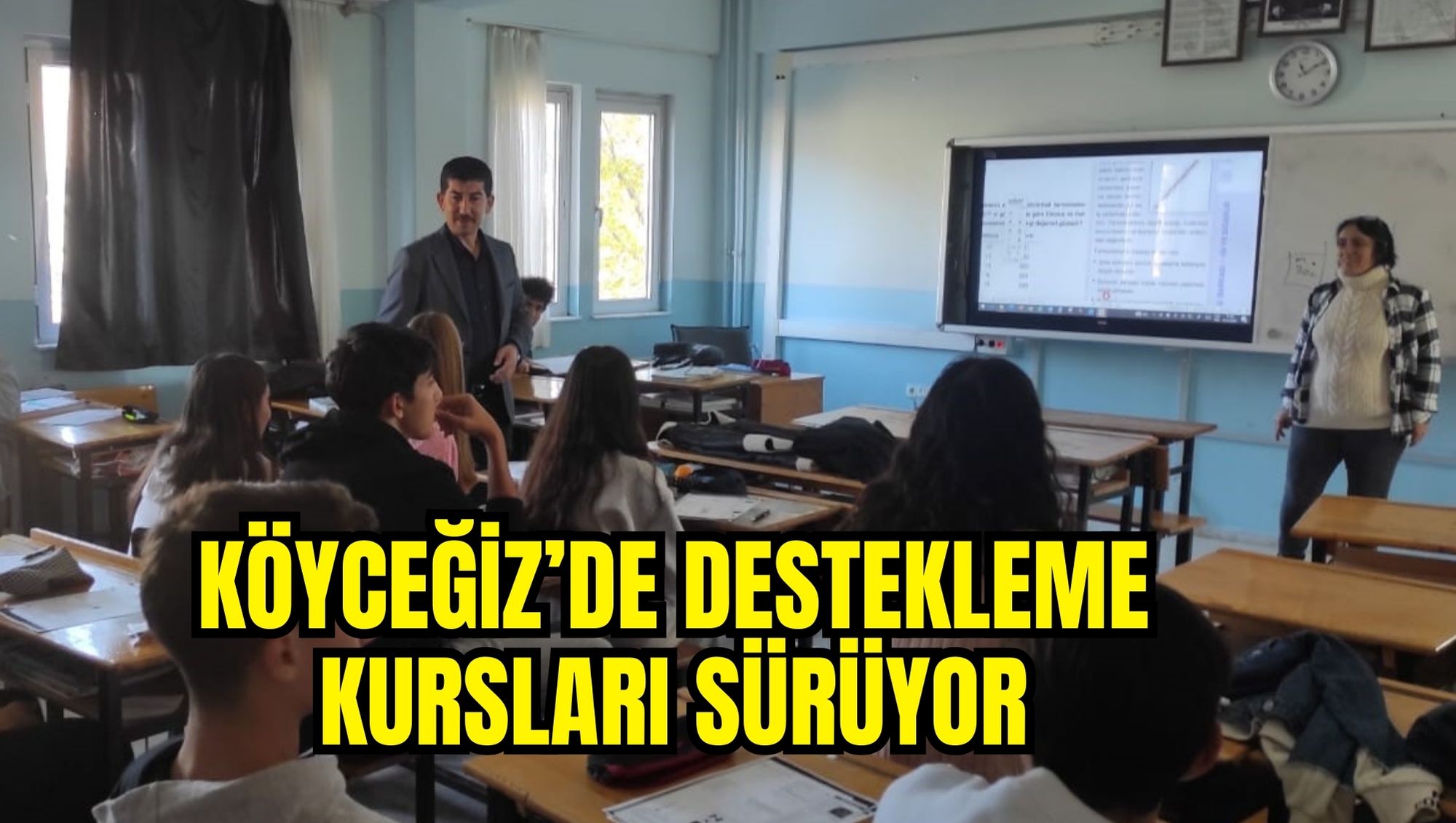 Köyceğiz’de destekleme kursları sürüyor
