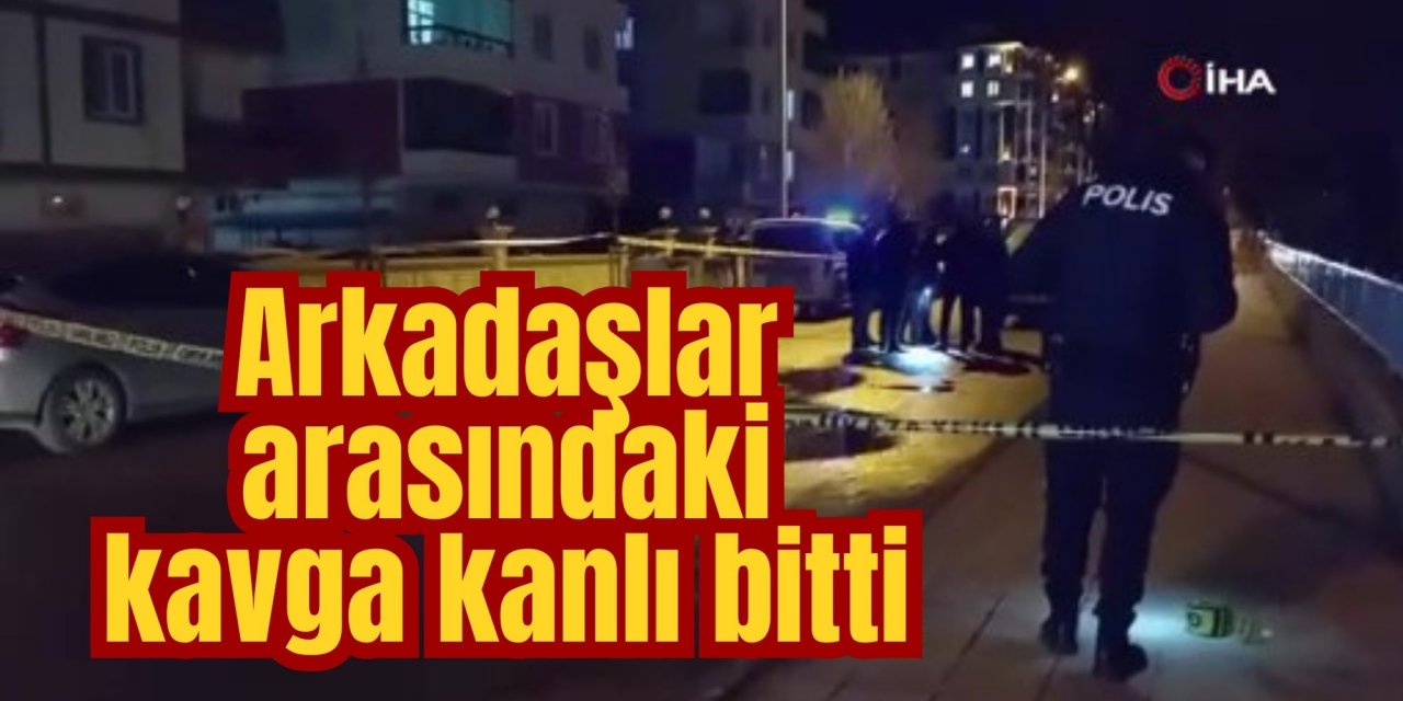 Arkadaşlar arasındaki kavga kanlı bitti