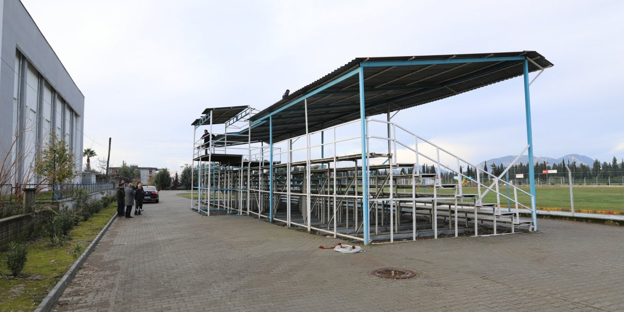 Dalaman Stadı’na yeni tribün