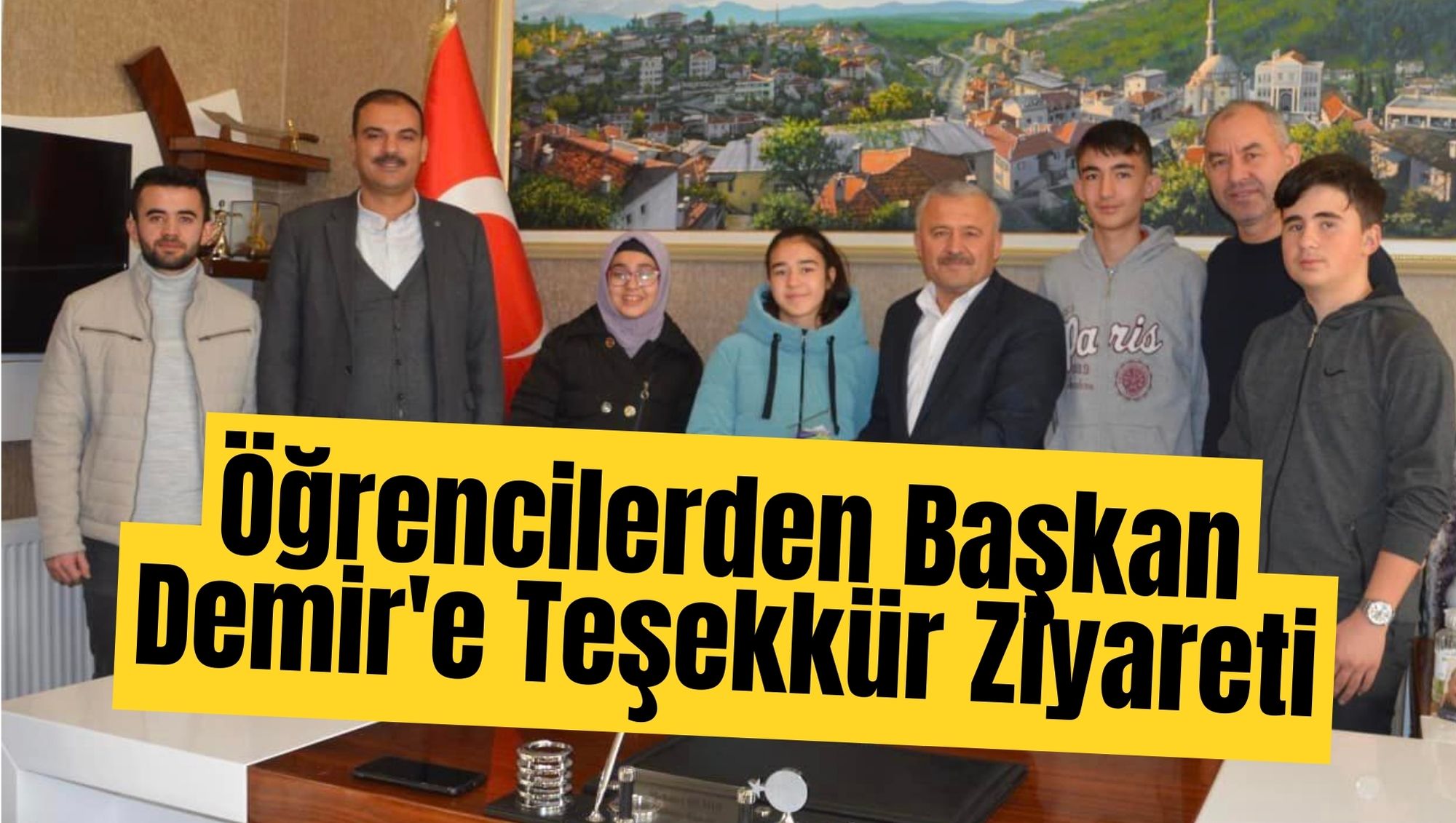 Öğrencilerden Başkan Demir'e Teşekkür Ziyareti