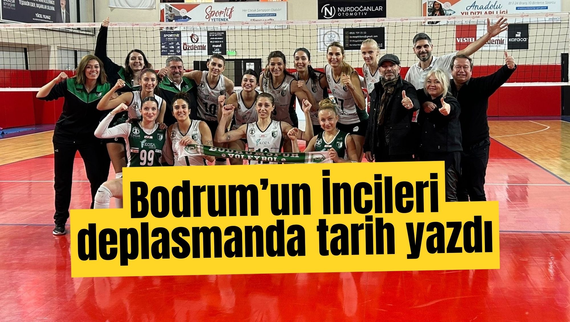 Bodrum’un İncileri deplasmanda tarih yazdı