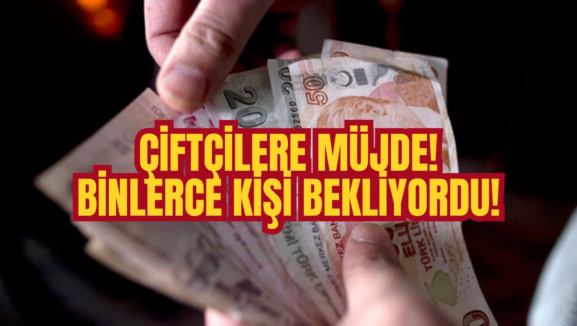 ÇİFTÇİLERE MÜJDE! BİNLERCE KİŞİ BEKLİYORDU!