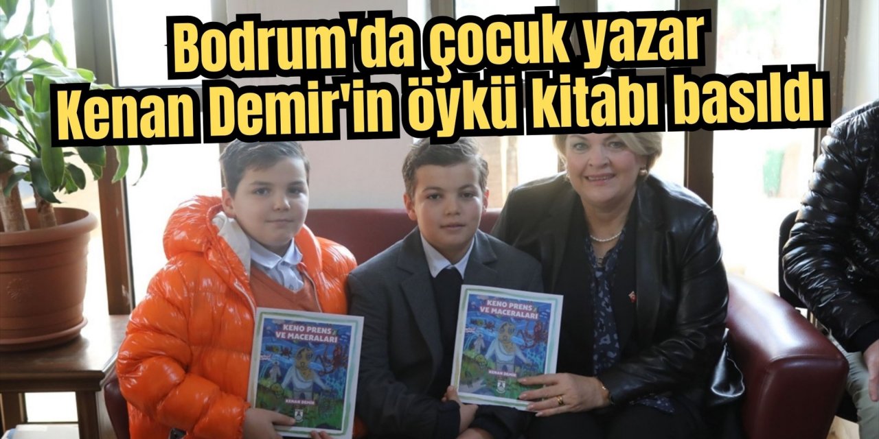 Bodrum'da çocuk yazar Kenan Demir'in öykü kitabı basıldı