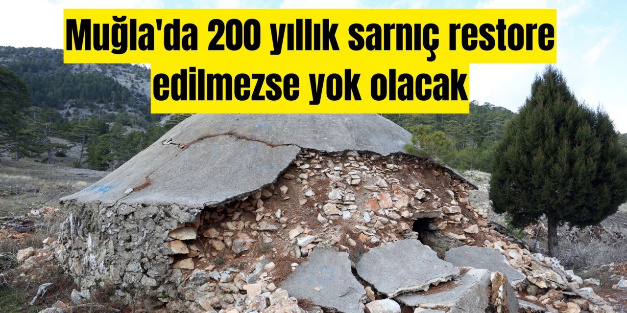 Muğla'da 200 yıllık sarnıç restore edilmezse yok olacak