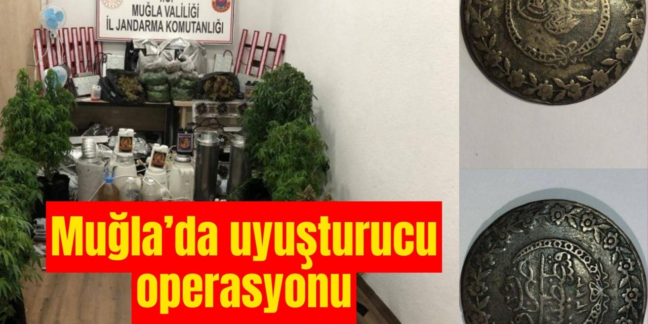 Muğla’da uyuşturucu operasyonu