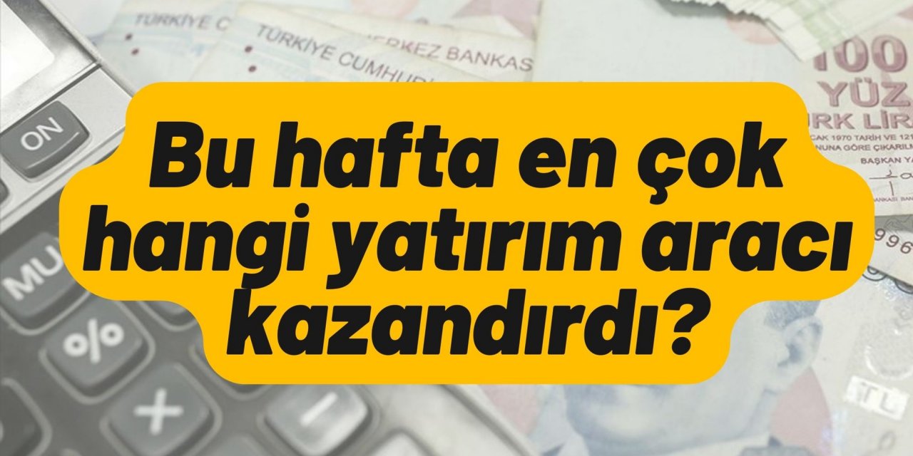 Bu hafta en çok hangi yatırım aracı kazandırdı?