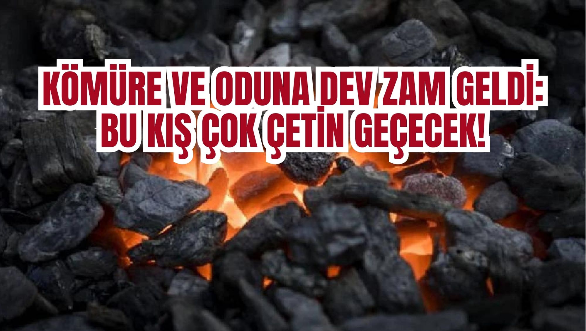 KÖMÜRE VE ODUNA DEV ZAM GELDİ: BU KIŞ ÇOK ÇETİN GEÇECEK!