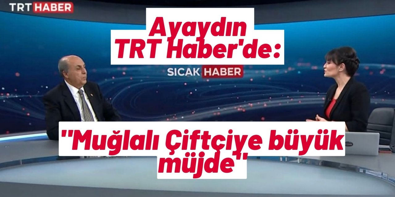 Ayaydın TRT Haber'de: 