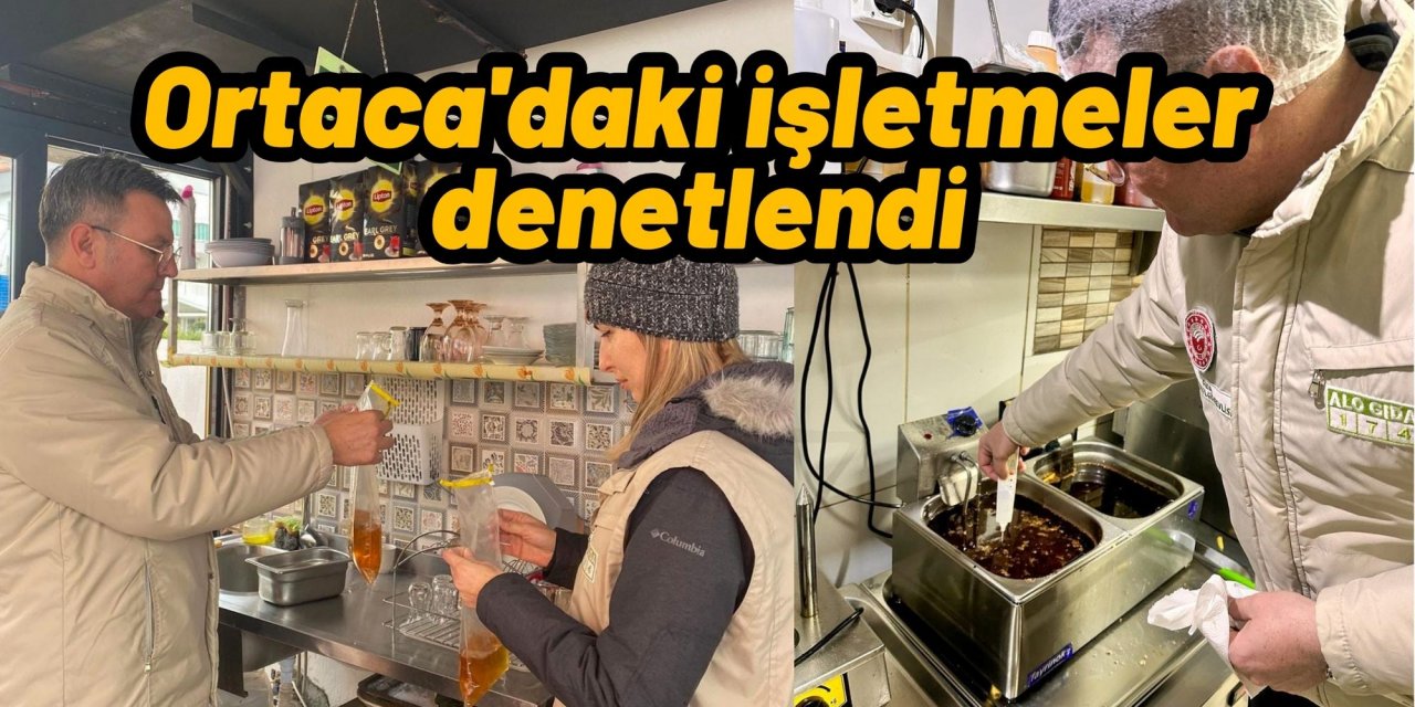 Ortaca'daki işletmeler denetlendi