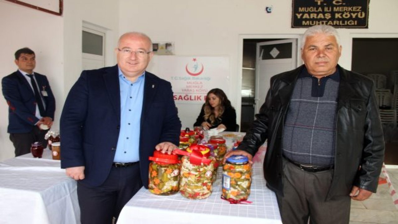 Reçel ve turşular yarıştı