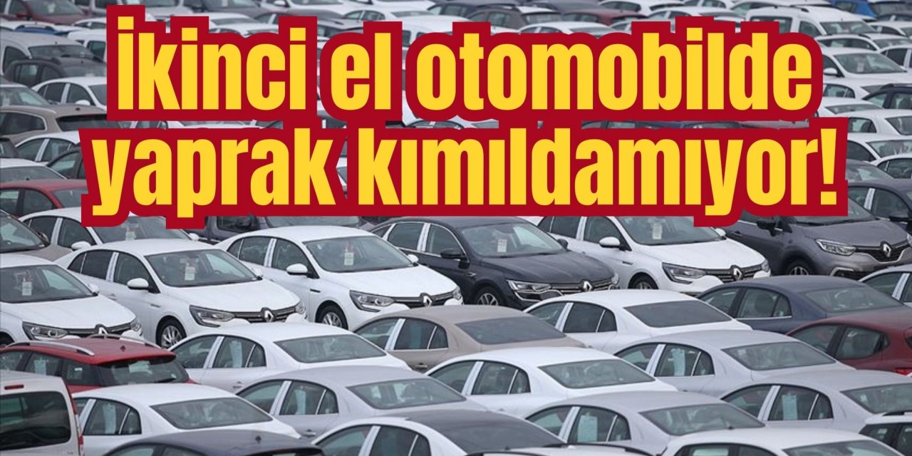 İkinci el otomobilde yaprak kımıldamıyor!