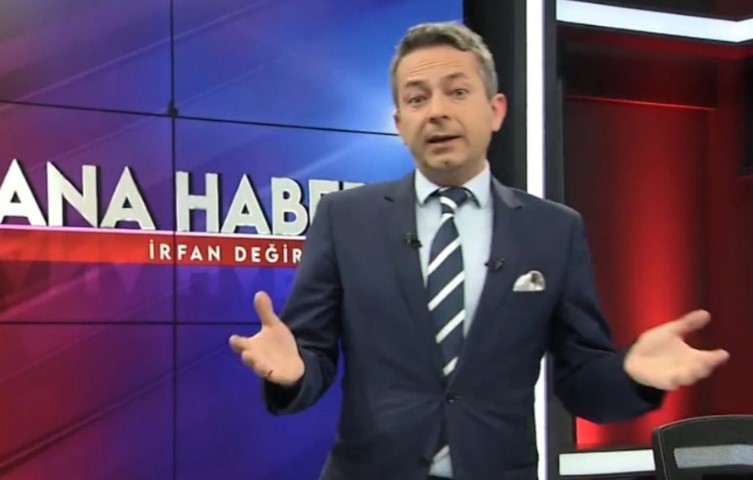 İrfan Değirmenci canlı yayında Halk TV'ye veda etti