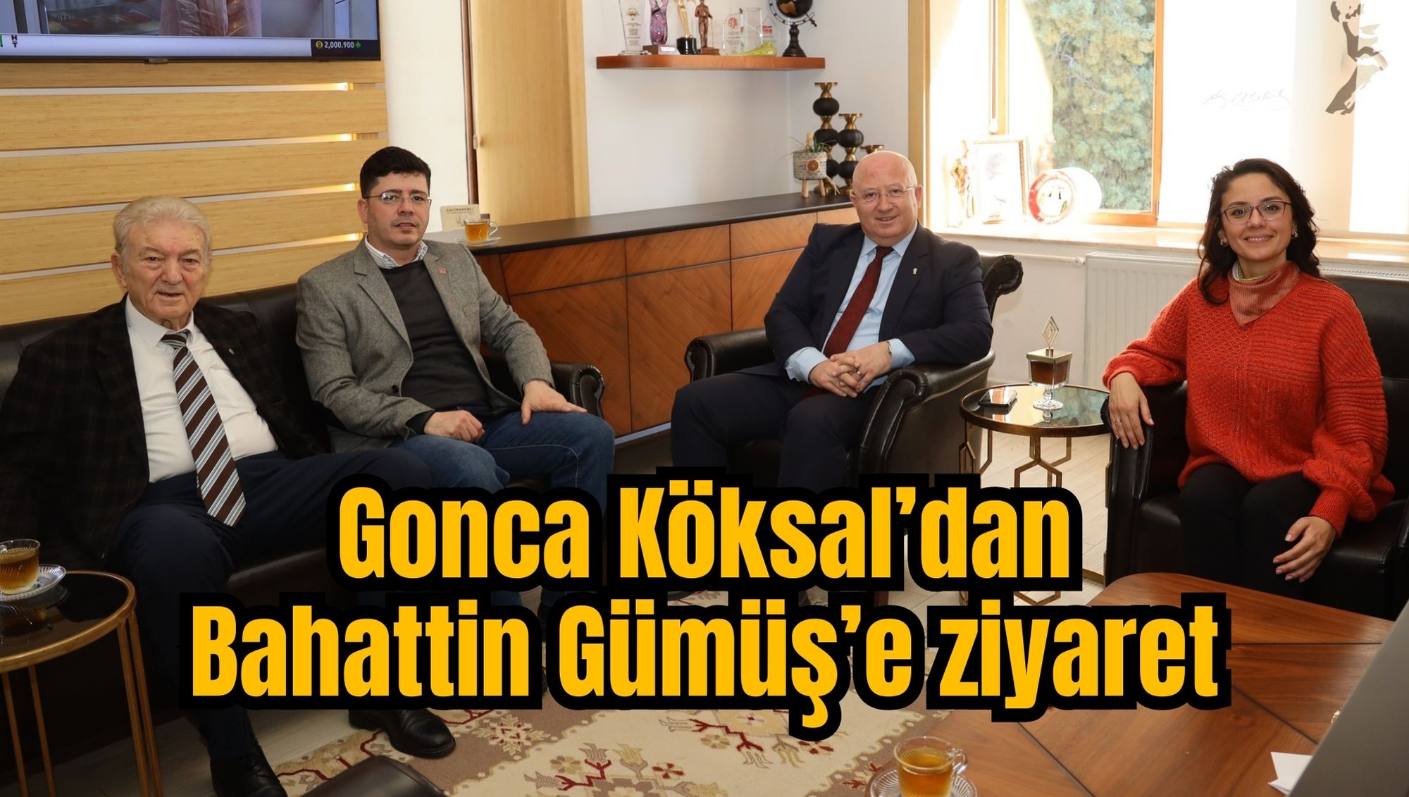 Gonca Köksal’dan Bahattin Gümüş’e ziyaret