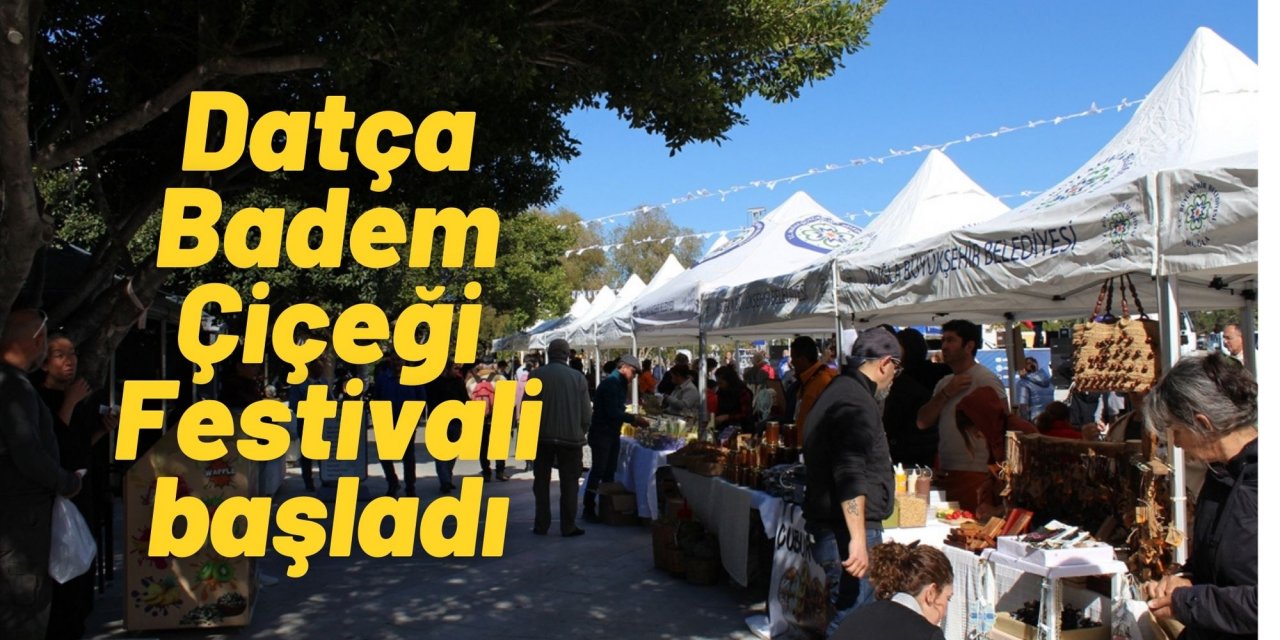 Datça Badem Çiçeği Festivali başladı