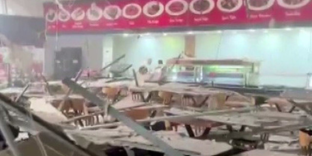 Köfteci Yusuf’taki tavan çöktü