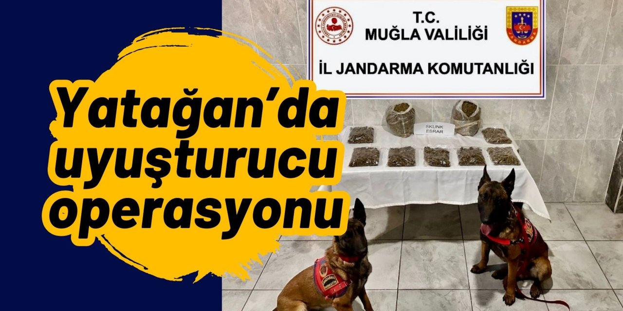 Yatağan’da uyuşturucu operasyonu