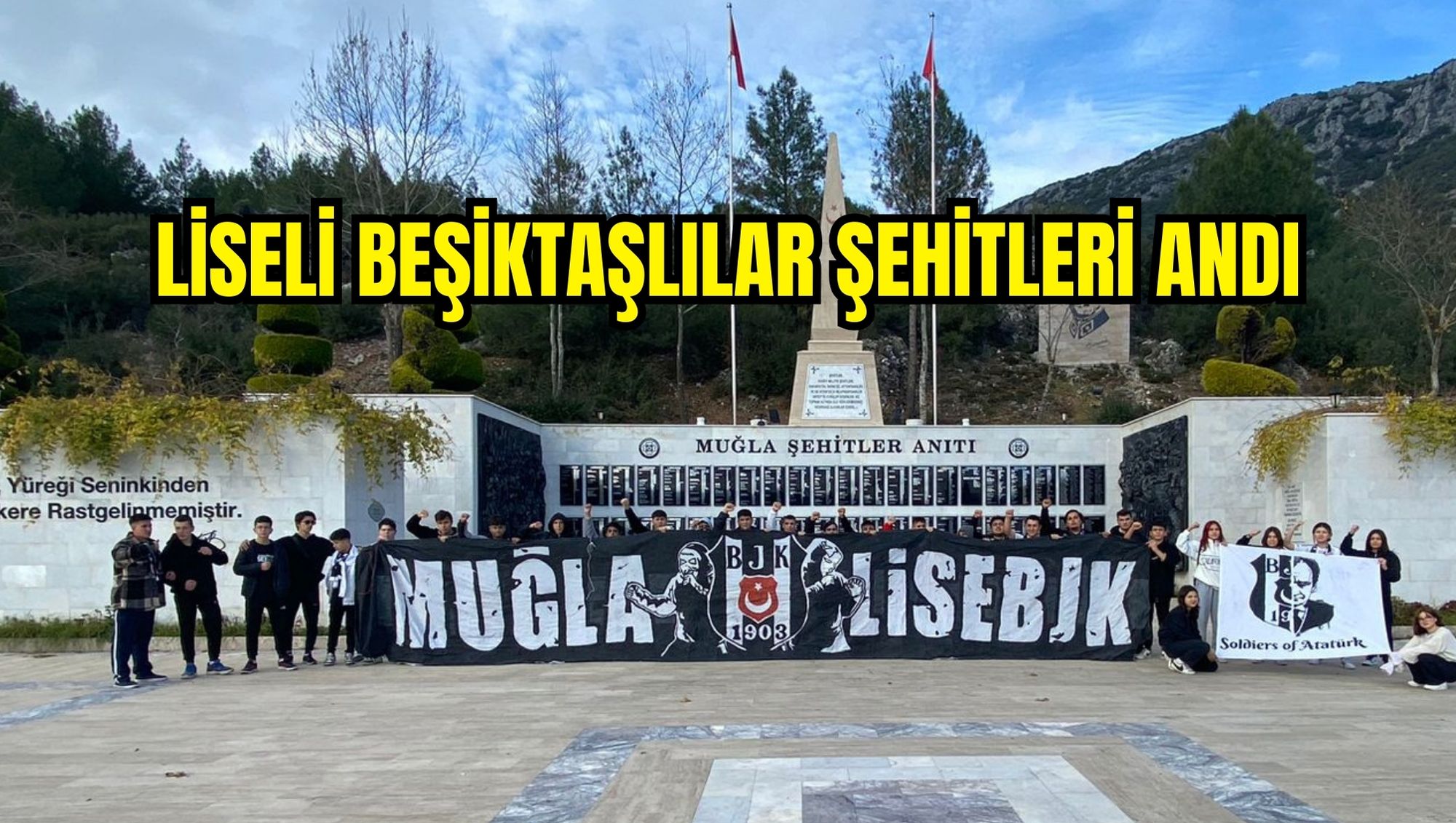 Liseli Beşiktaşlılar şehitleri andı