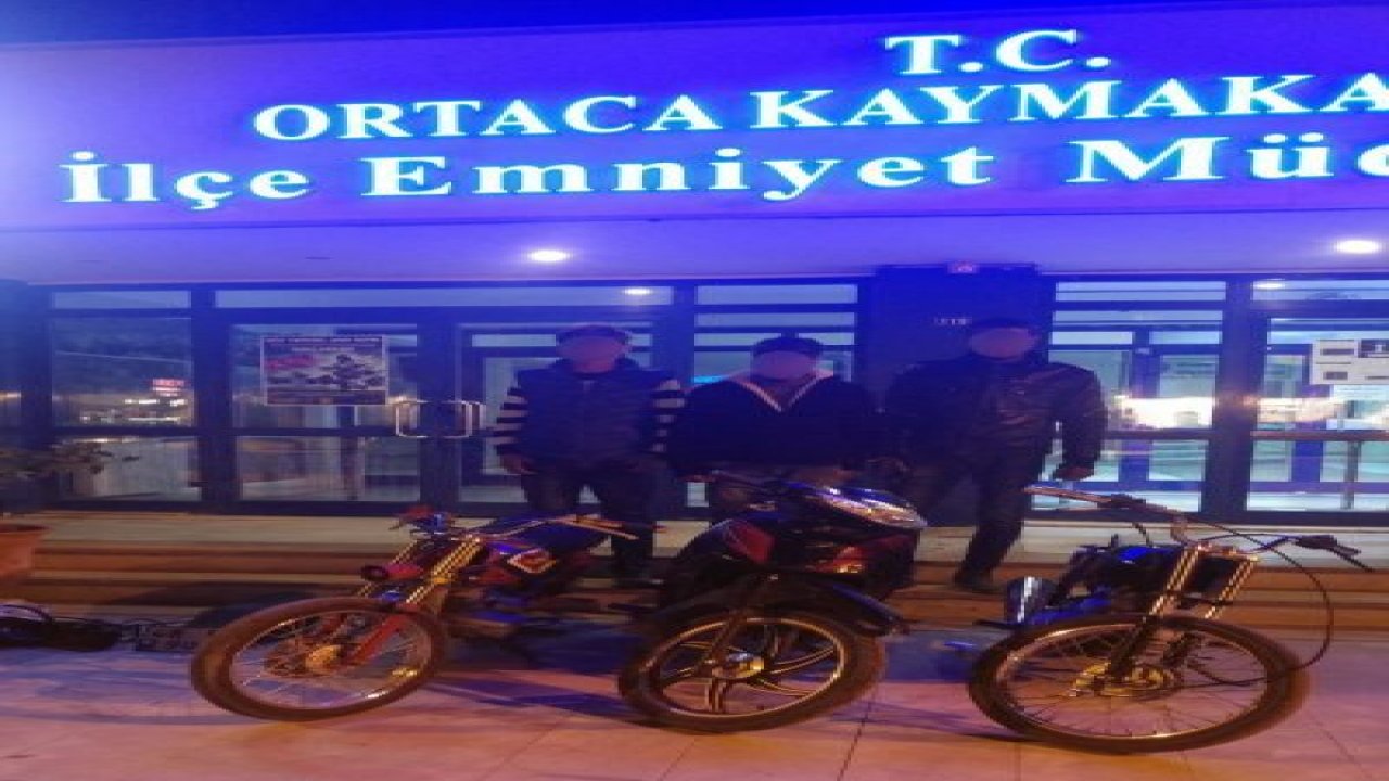 Motosiklet hırsızları yakalandı