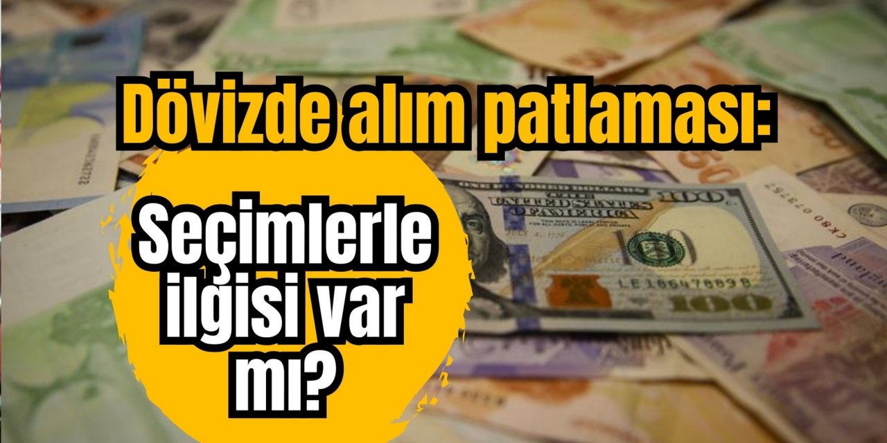 Dövizde alım patlaması: Seçimlerle ilgisi var mı?